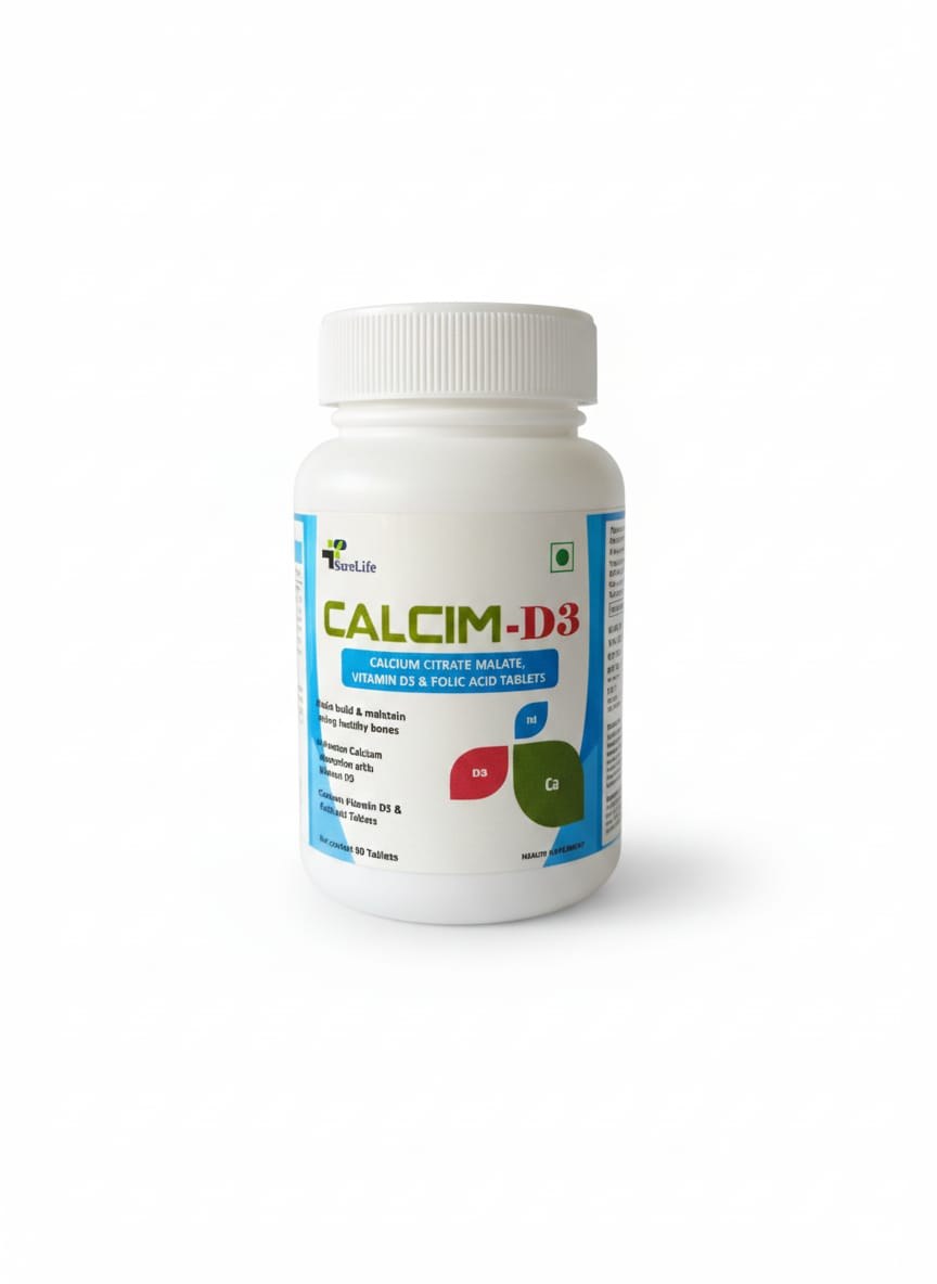 Calcim-D3 tablet bottle
